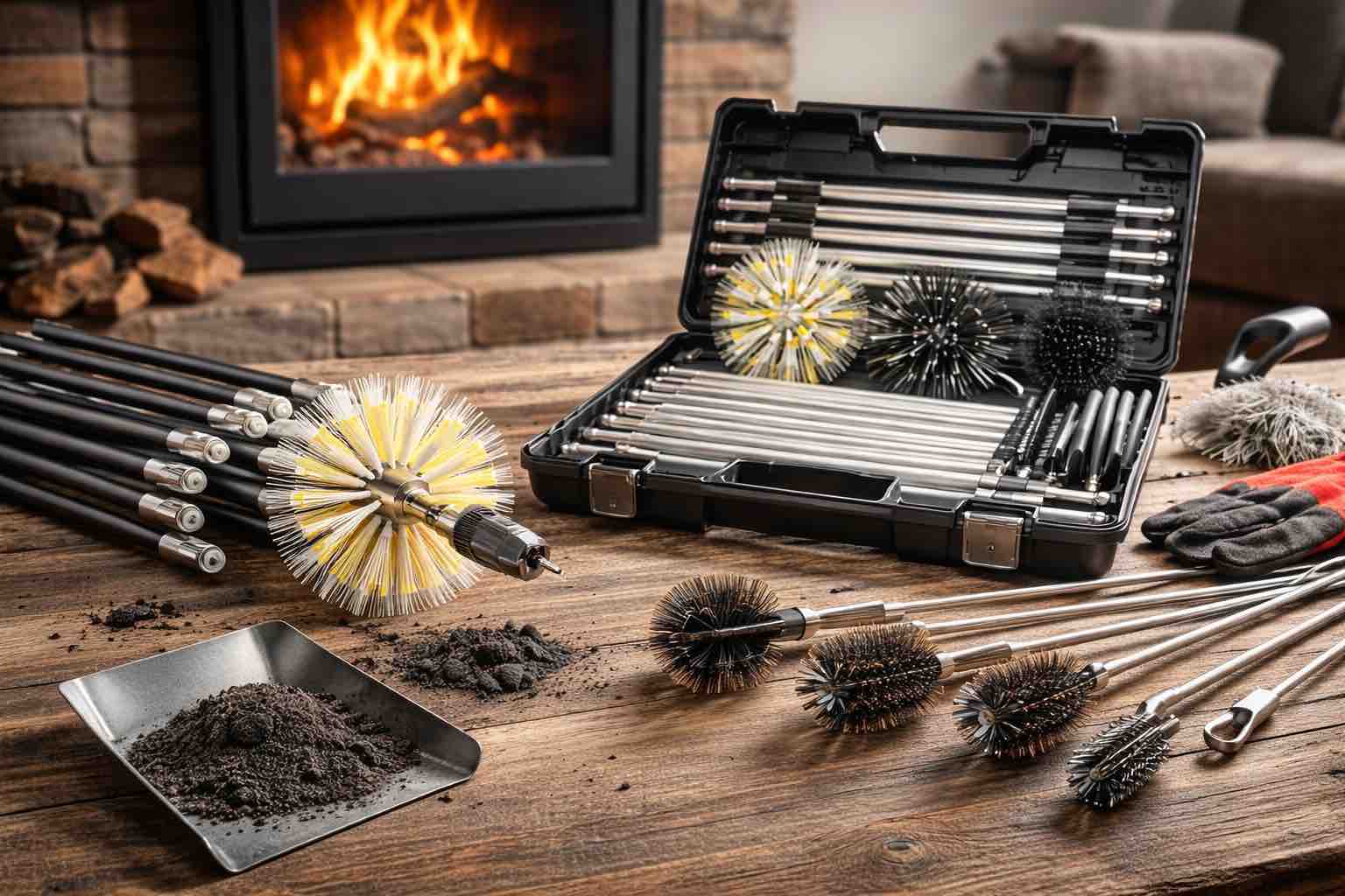 Kaminbürste (Ofenrohrbürste) – DIY Tipps