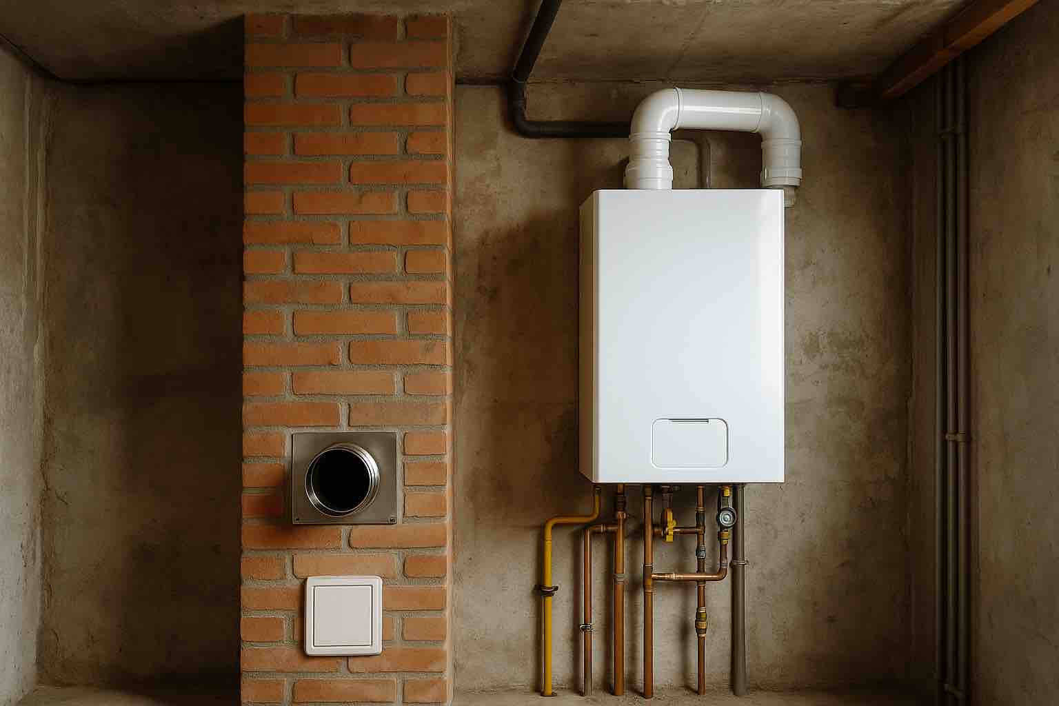 Schornstein zu groß für die neue Heizung